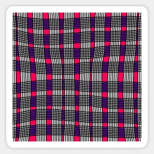 Plaid Pattern Sticker